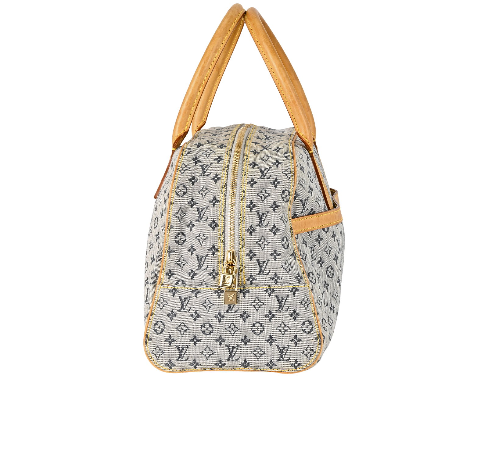 Mini Lin Marie, &pound;450, Handbags, Grey, Linen, Side view